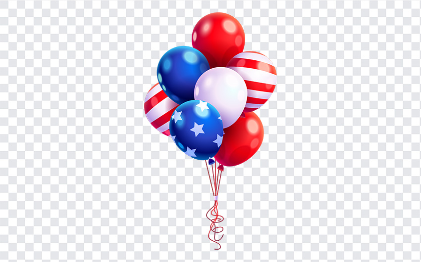 USA Balloons PNG