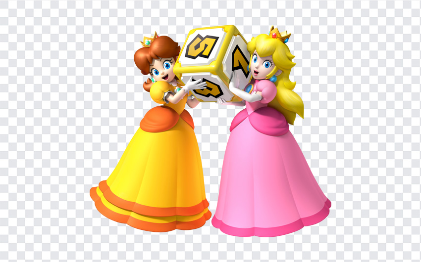 Princess Daisy and Princess Peach PNG